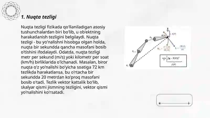 Nuqta kinematikasi 3