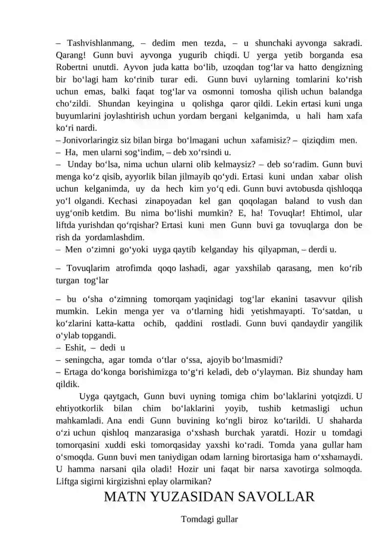 TOMDAGI GULLAR 3