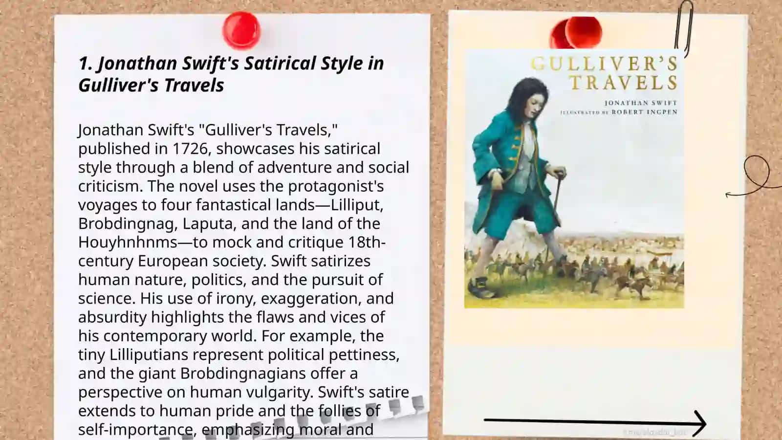 Jonathan Swift's Satirical Style in Gulliver's Travels 3