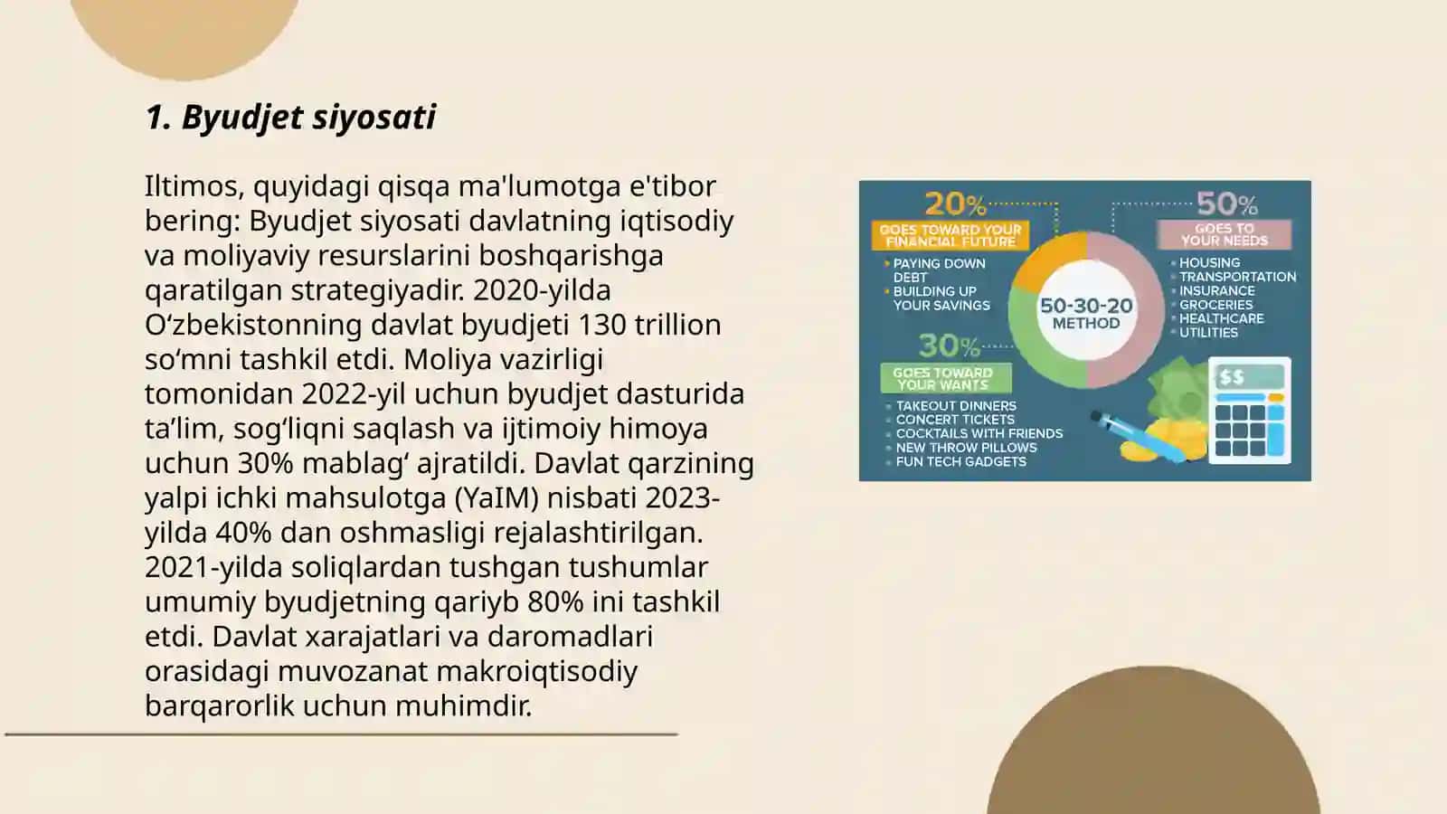 Byudjet tizimini boshqarish 3