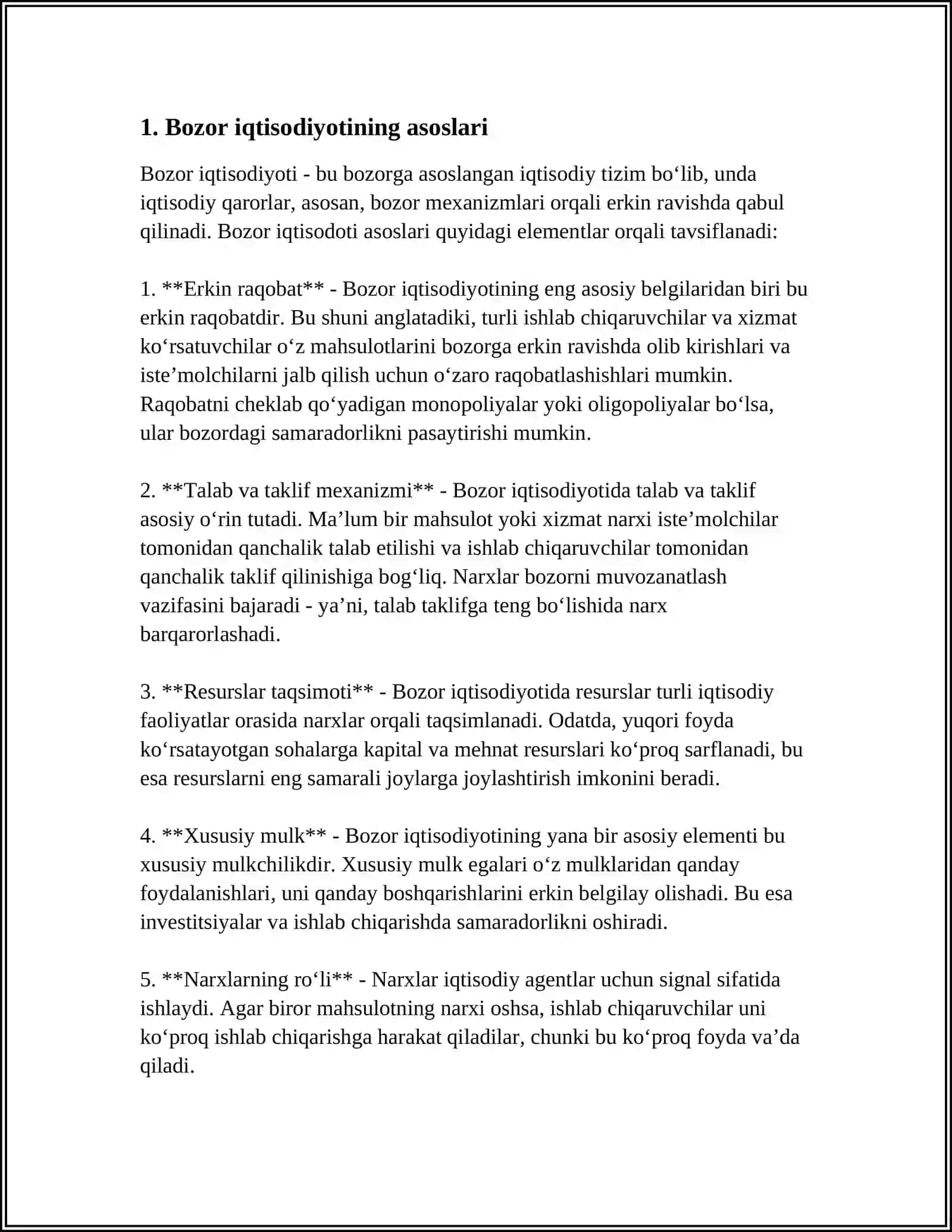 BOZOR IQTISODIYOTI 3