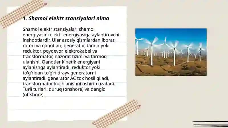 Shamol elektr stansiyalari 3