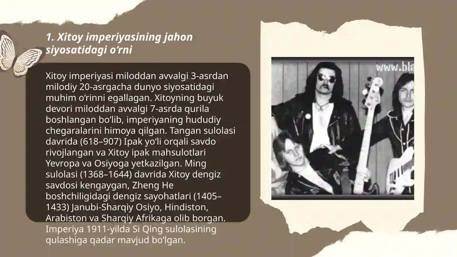 XITOY -"OSMONOSTI IMPERIYA" YUKSALISH VA TANAZZUL 3