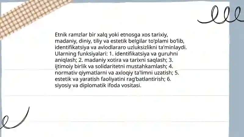 Etnik ramzlar va ularning ifodalanishi 3