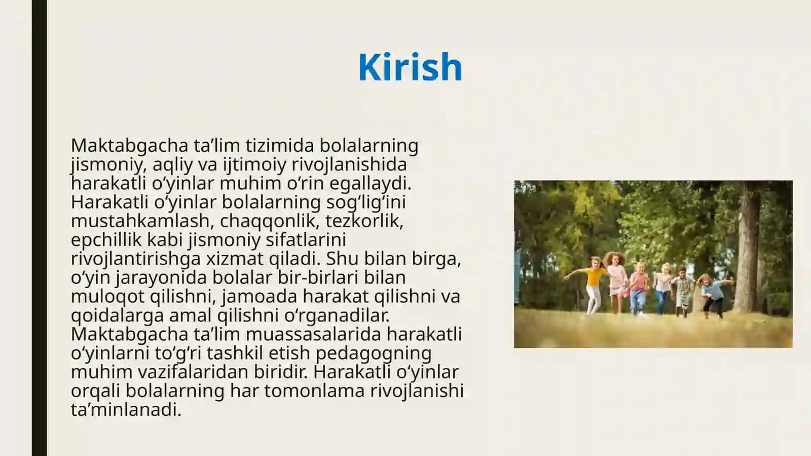 Harakatli o'yinlar turlari va mazmuni 3