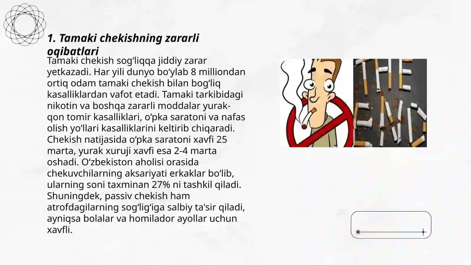 Zararli odatlarga qarshi kurash 3