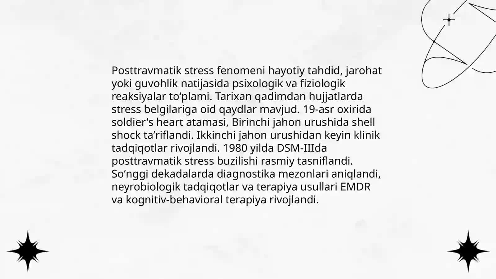 Postravmatik stress fenomeni 3