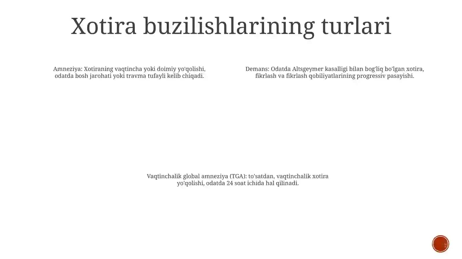 Xotirani Buzulishlari 3