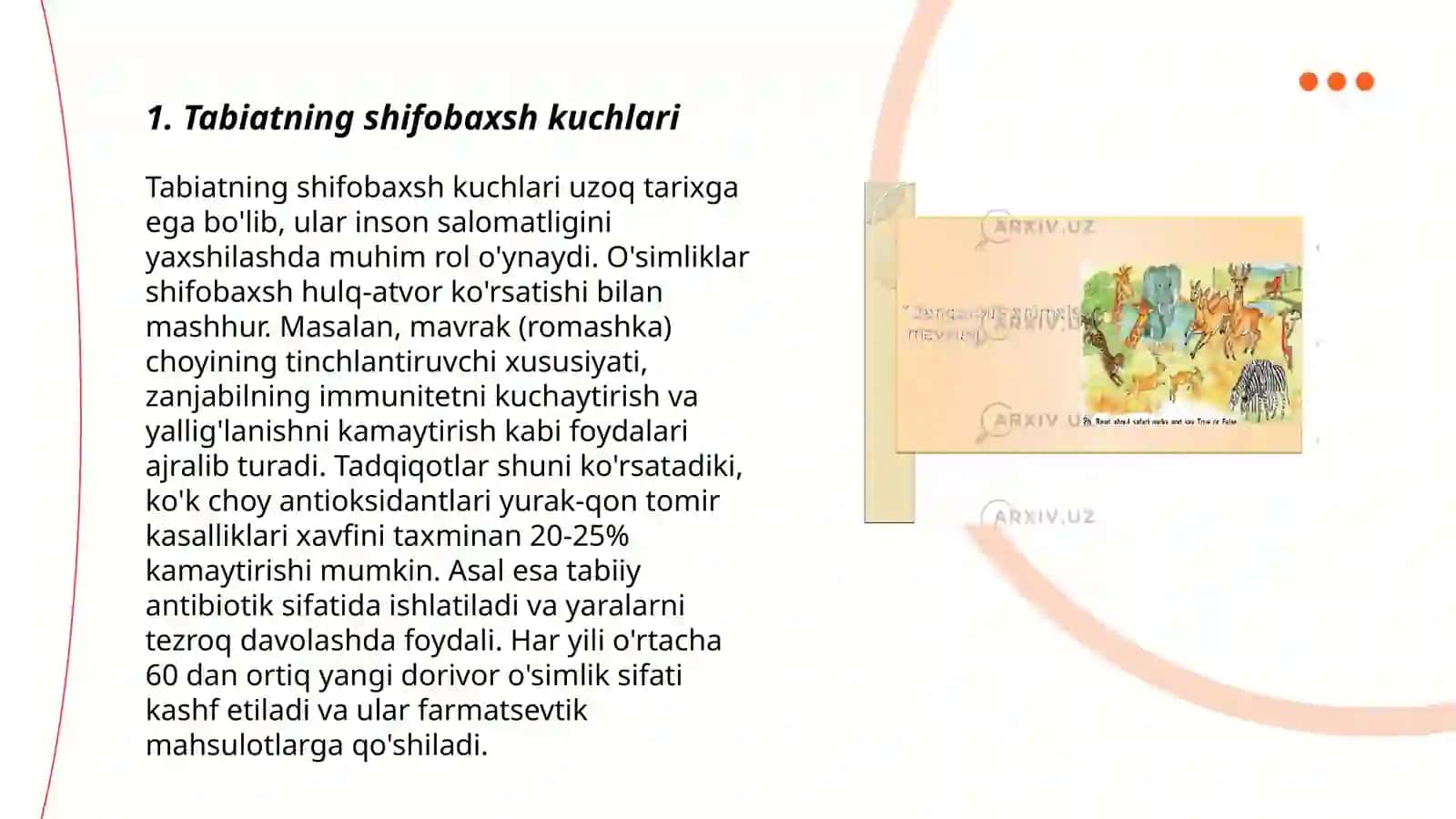 Tabiatning sogʻlomlashtiruvchi kuchlari va gigiyenik omillar 3