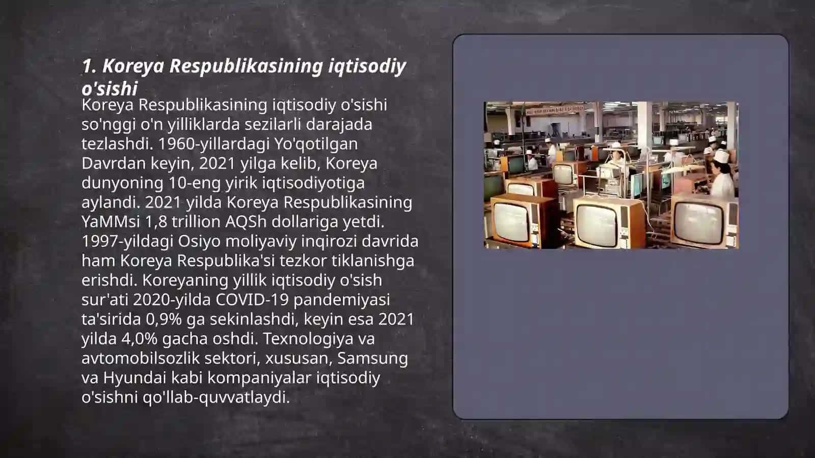 Koreya iqtisodiyoti 3