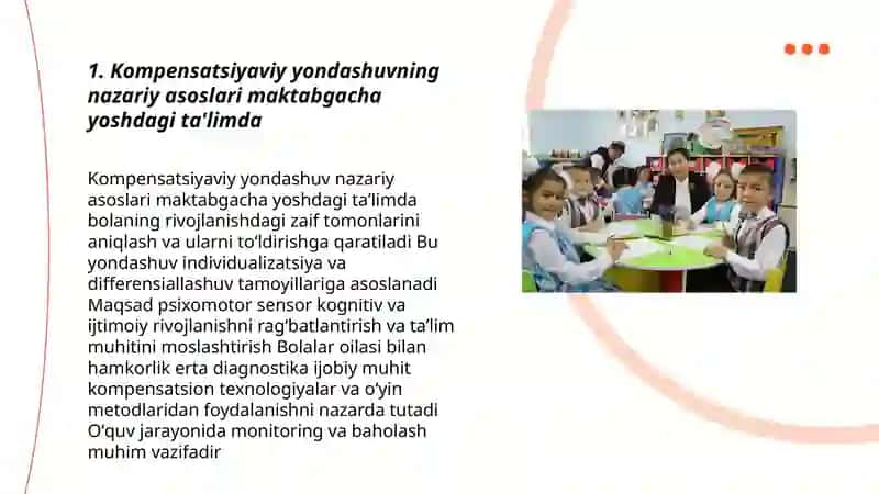 Kompensatsiyaviy yondashuvning nazariy asoslari maktabgacha yoshdagi ta'limda 3