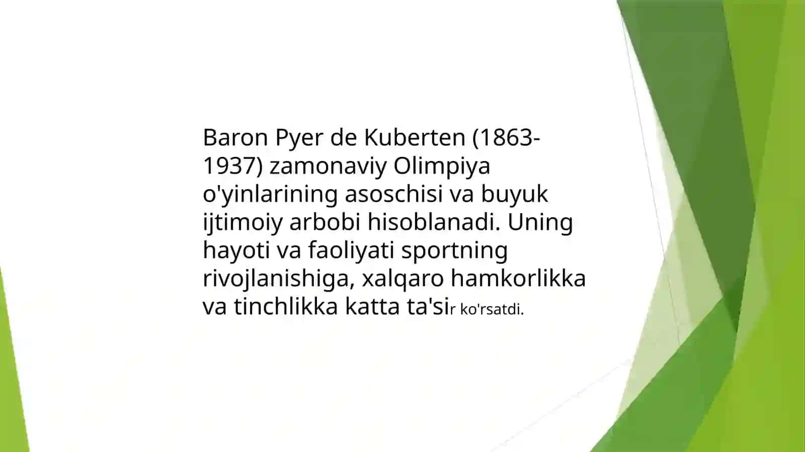 Baron Pyerde Kuberten hayoti va faoliyati 3