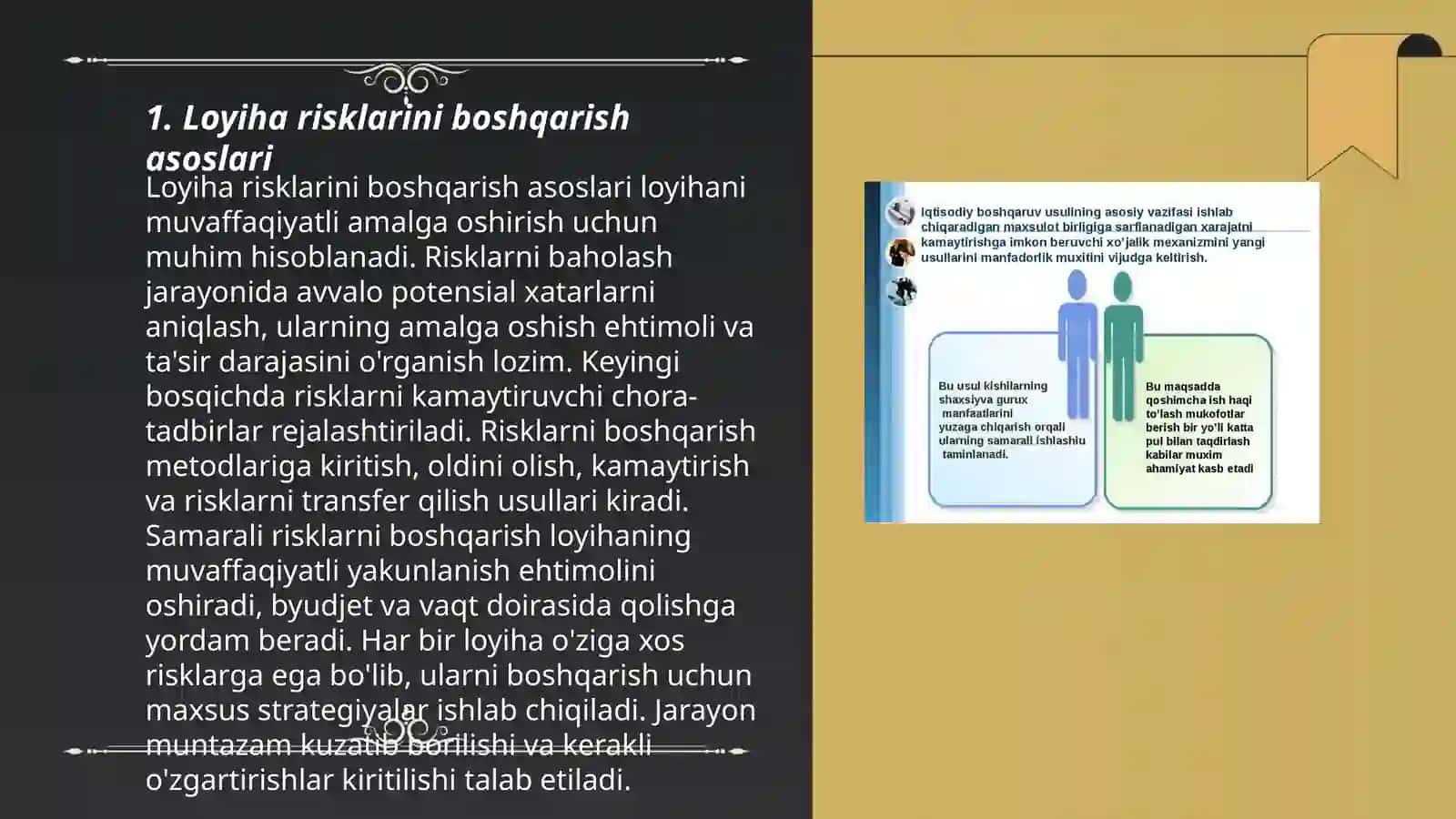 Loyiha risklarini boshqarishning zarurligi 3