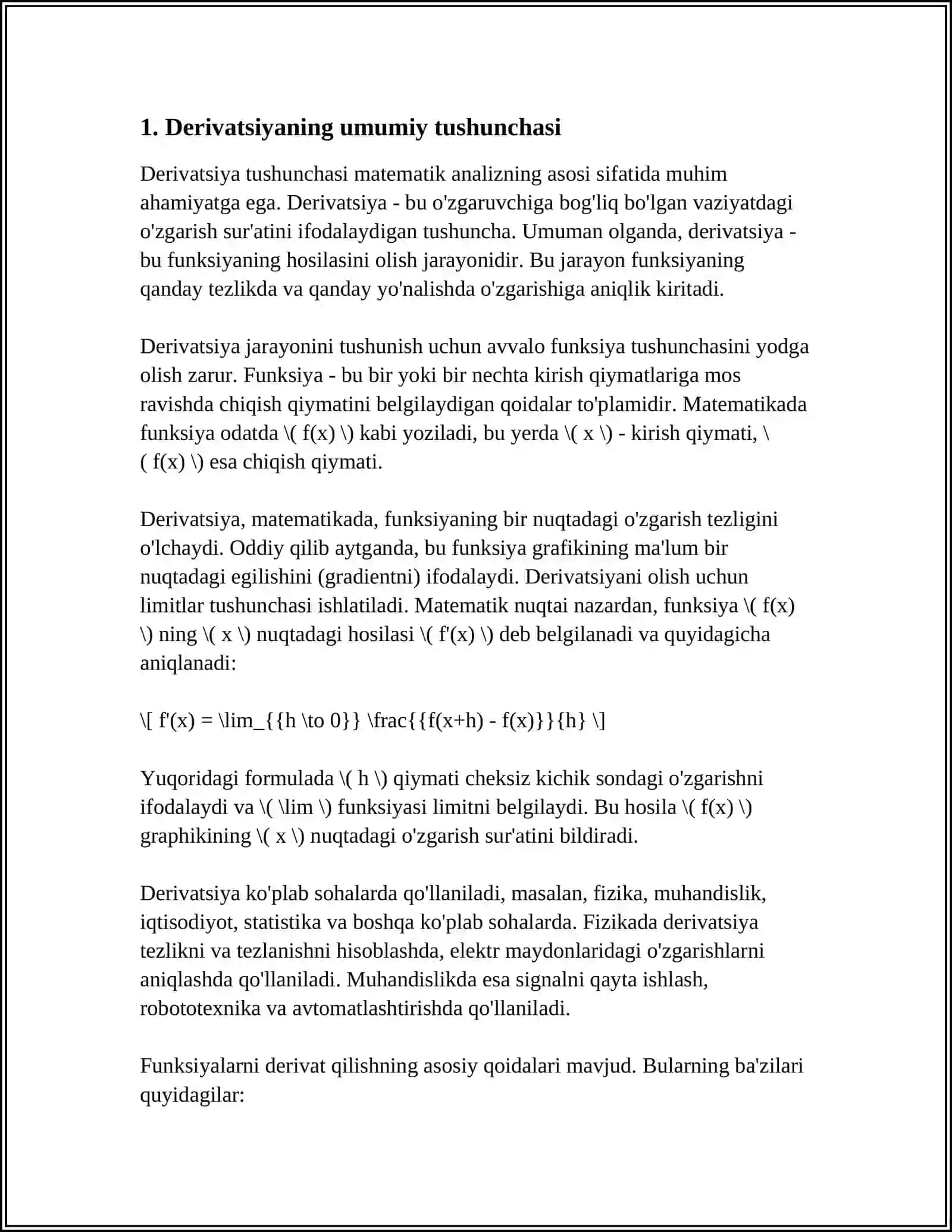 Oʻzbek tili derivatsiyasi 3