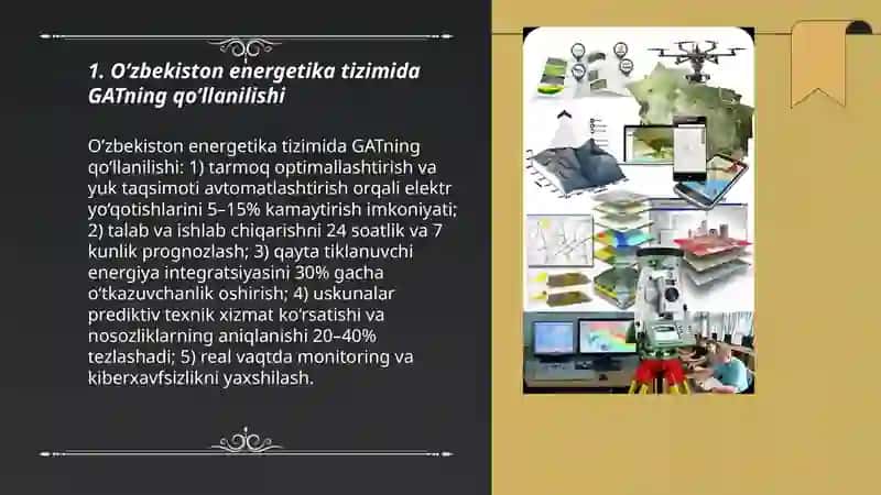 O’zbekiston energetika tizimida GATning qo’llanilishi 3