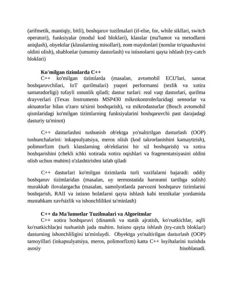 C++ programisining maqsatlari va turlari 3