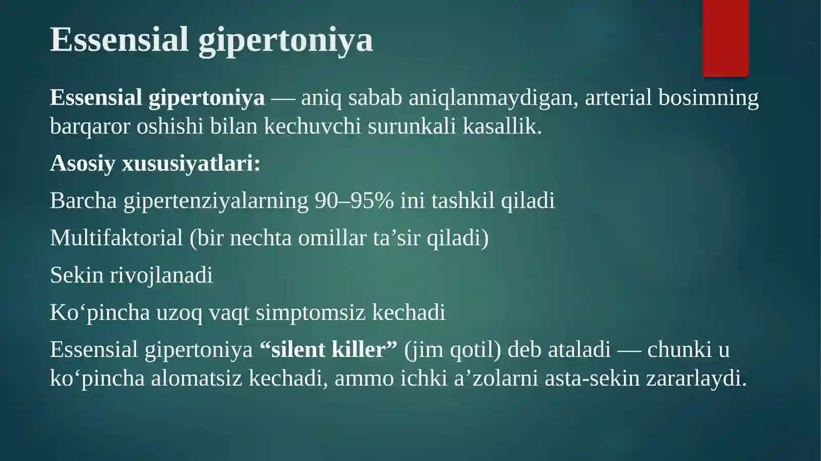 Essensial gipertoniya patogenezining zamonaviy aspektlari 3