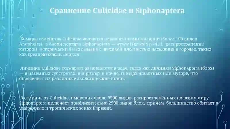 Биологические особенности родов Anopheles, Culex и Aedes 3