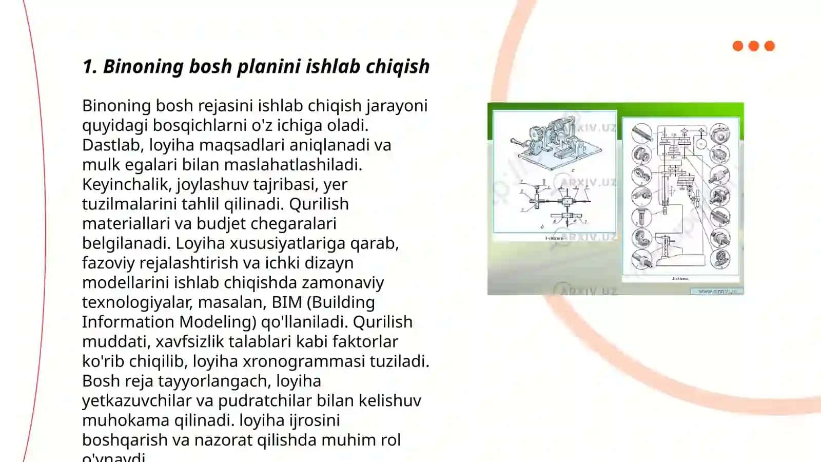 Binoning bosh tarixini loyihalash, shamol gulini chizish 3