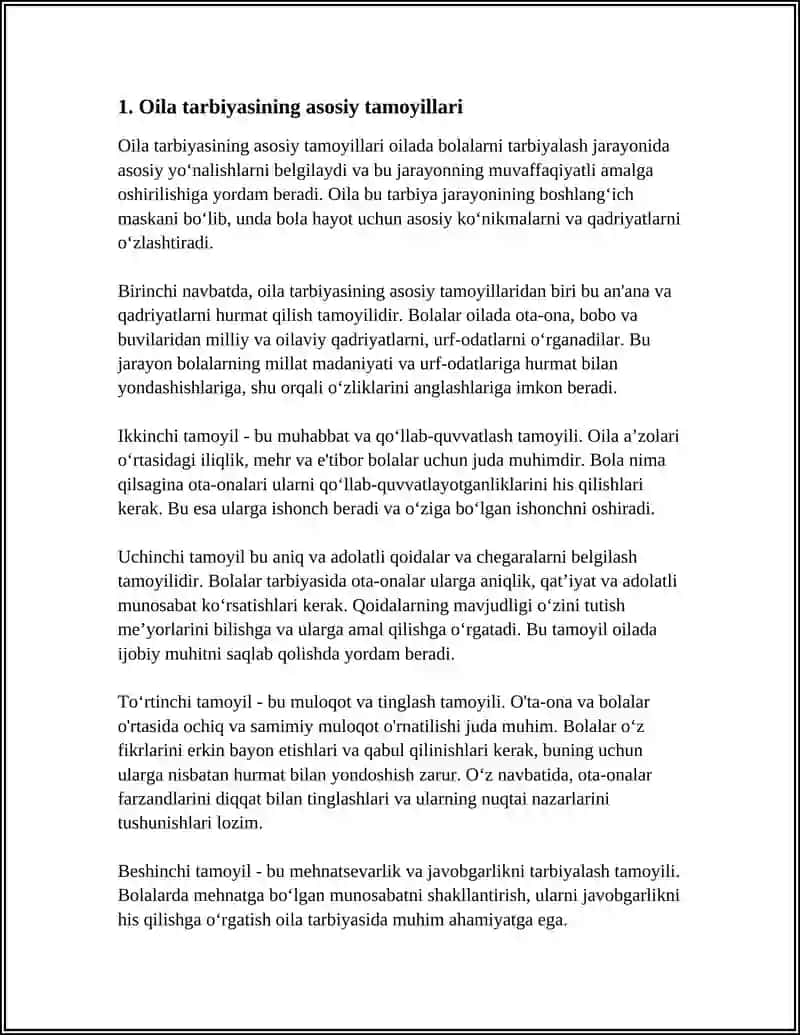 Oila Tarbiyasining Asosiy Tamoyillari 3