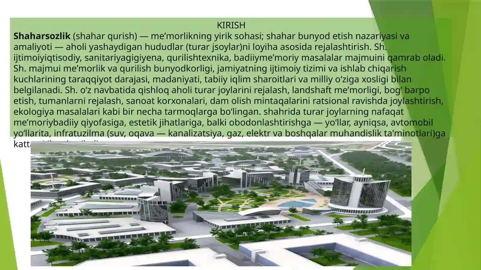 “DUNYO SHAHARSOZLIGI KADASTRI HAQIDA” 3