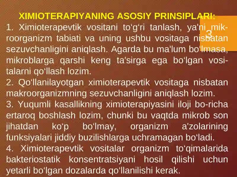 Antibakterial Kimyoterapevtik vositalar 3