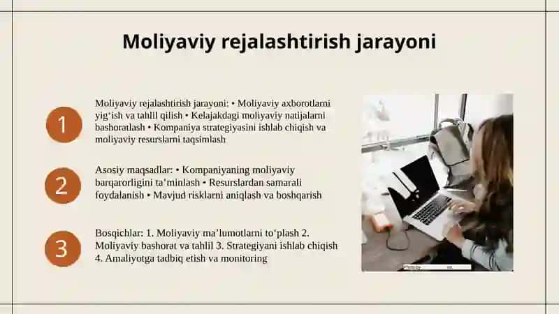 Moliyaviy rejalashtirish jarayoni 3