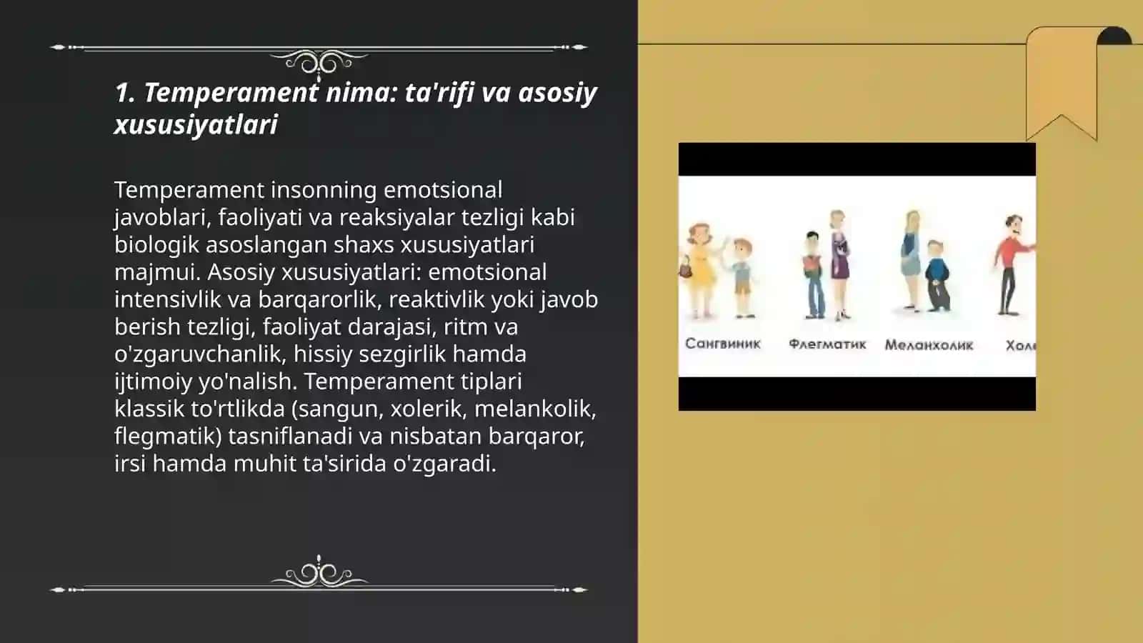 Temperament va uning nazariyalari 3