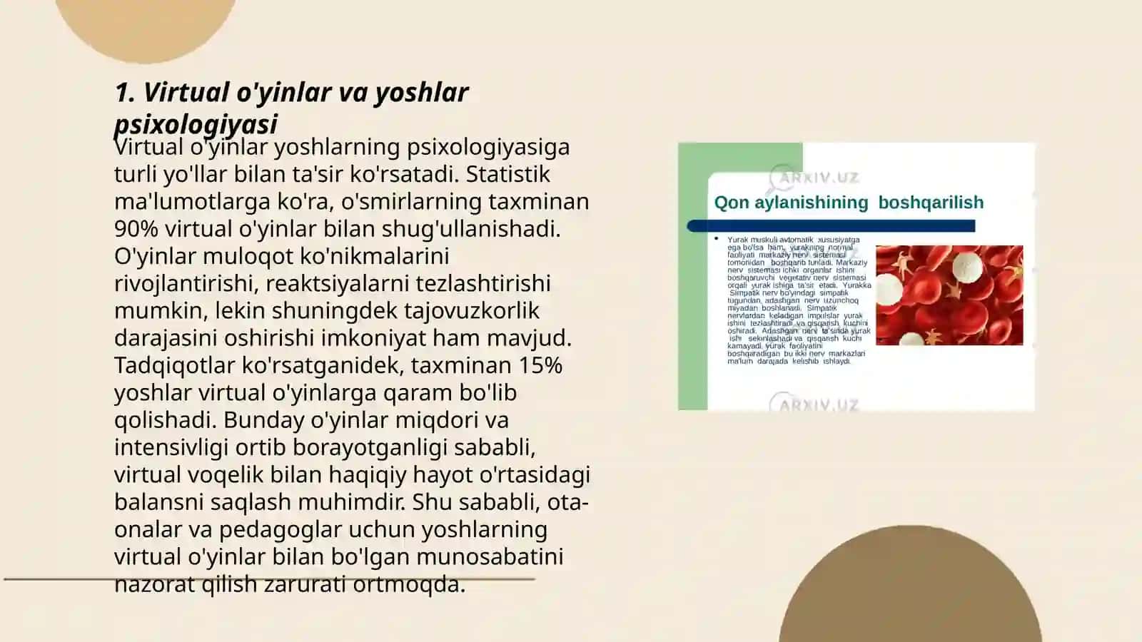 Virtual o'yinlar va yoshlar psixologiyasi 3