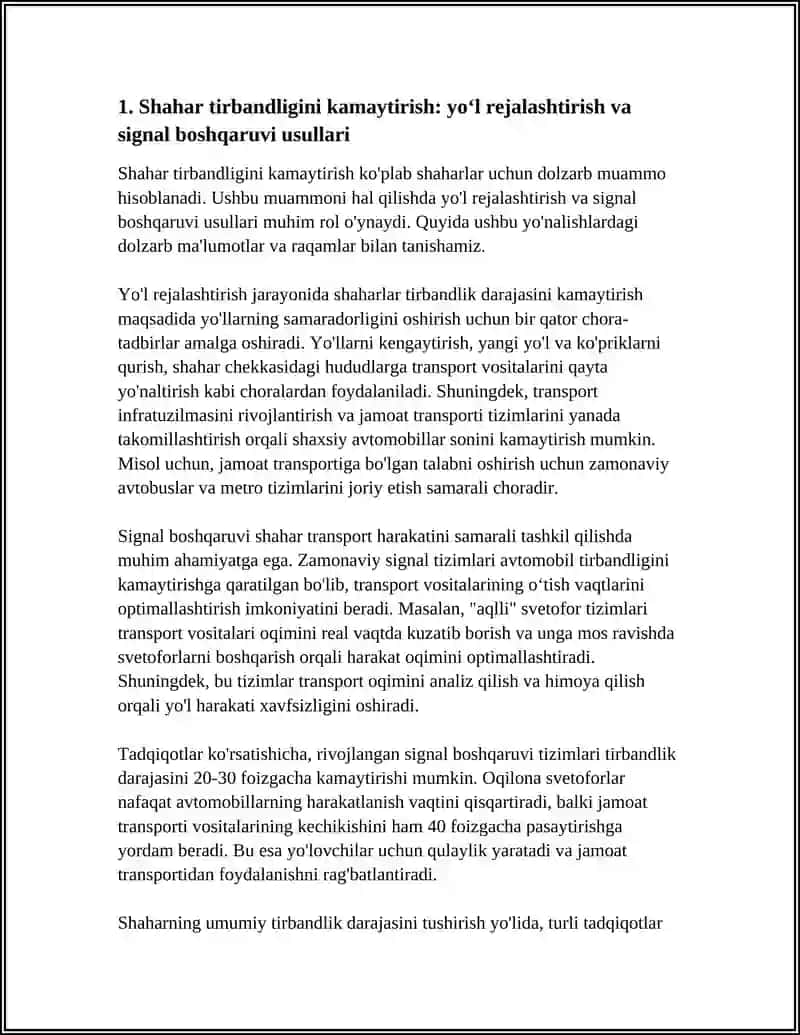 TRANSPORTGA OID MASALALAR VA ULARNI YECHISH USULLARI 3