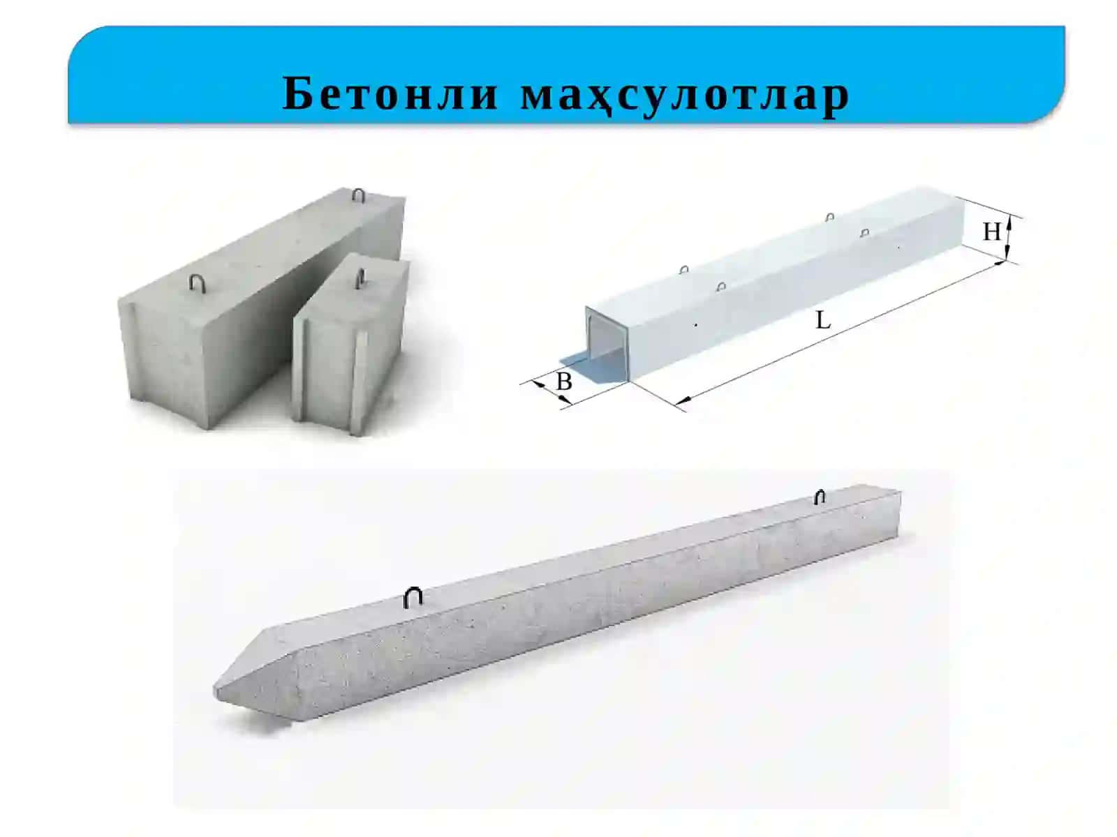 Бетонлар. Бетон ва унинг хоссалари 3