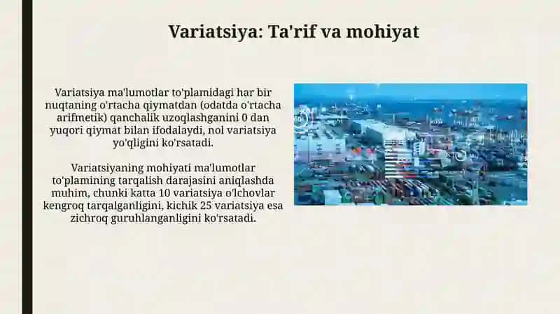 Dispersiya. Dispersiyalar turlari 3