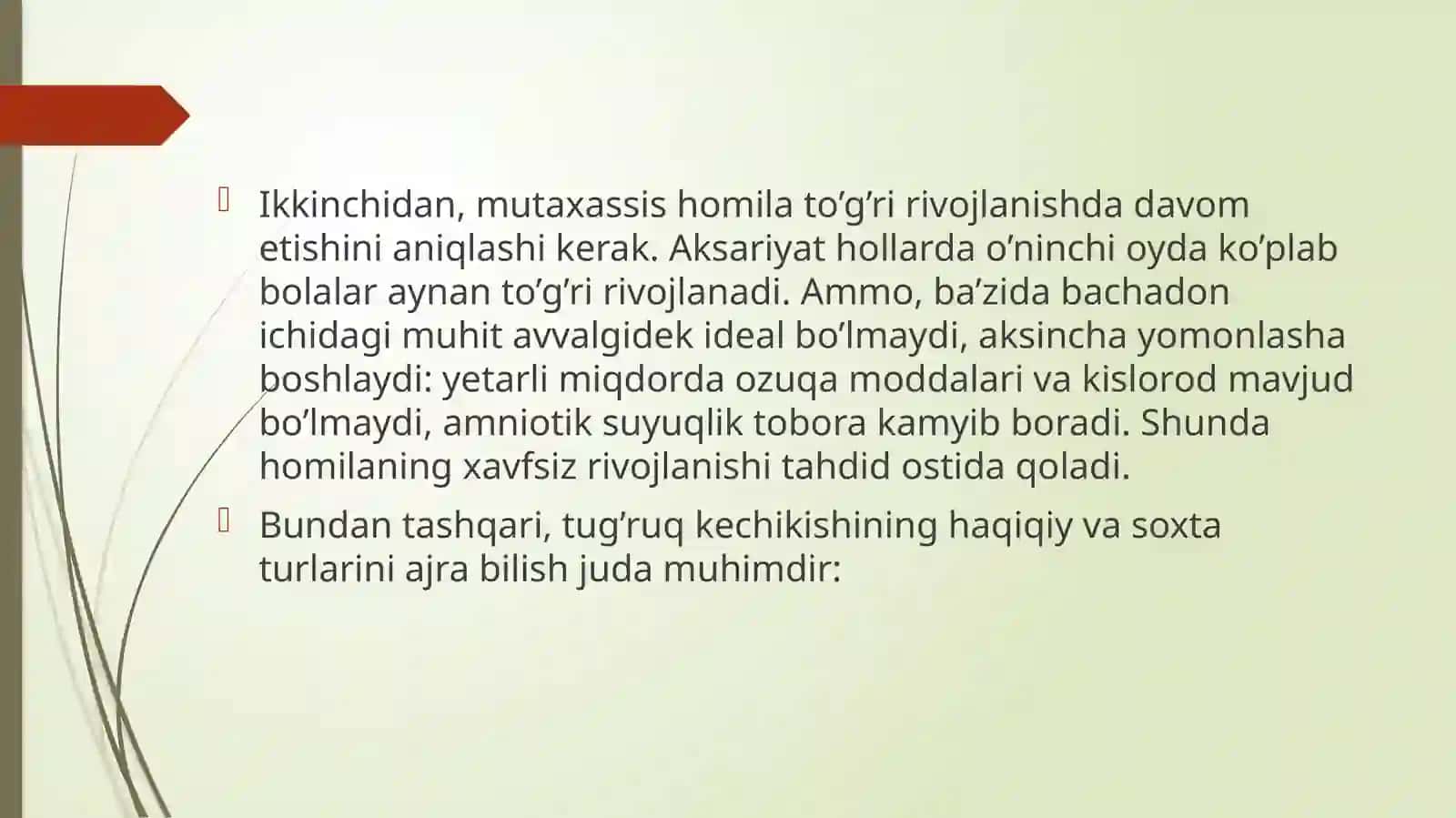 Homiladorlik Muddatidan O'tib Ketishi 3