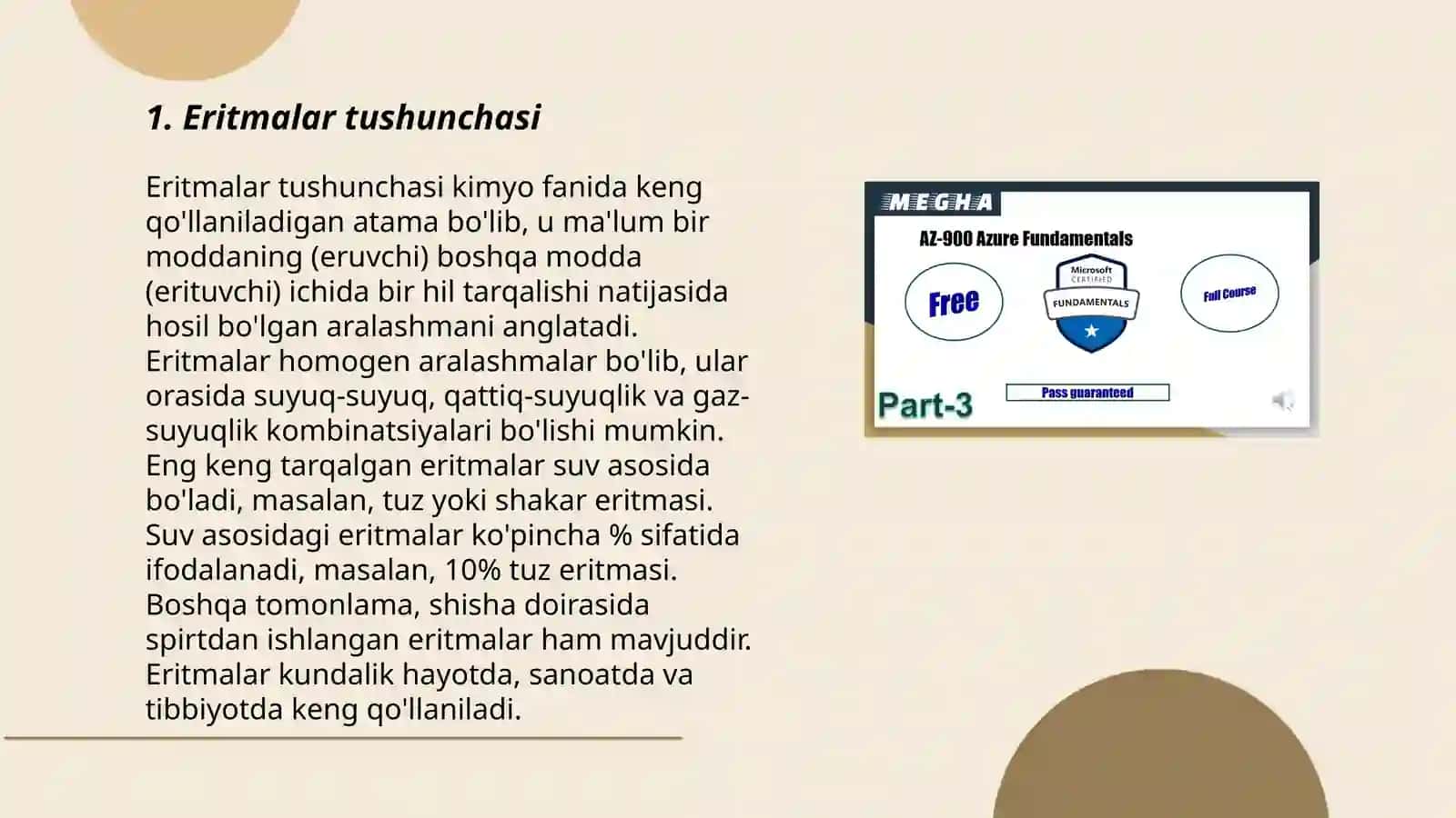Eritmalar haqida tushunchalar 3