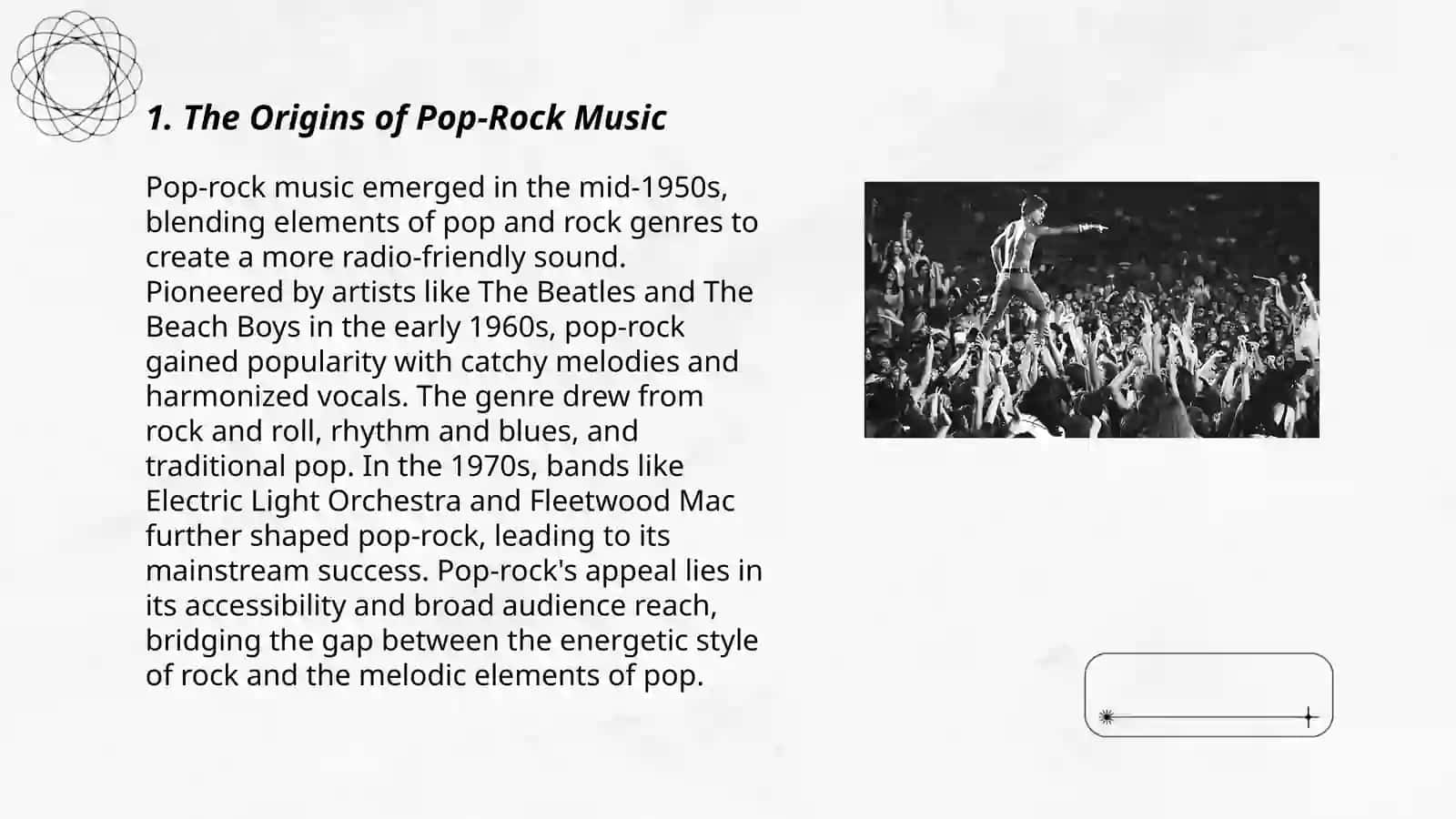 About pop-rock music 3