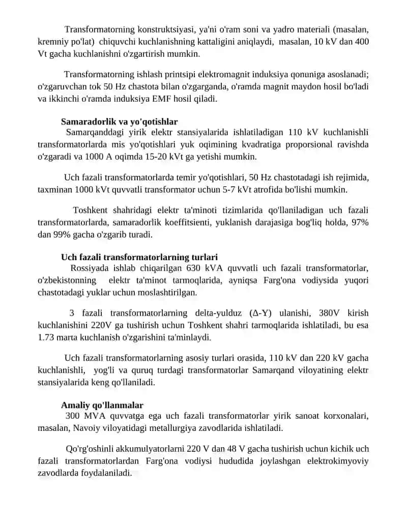 Uch fazali transfarmotorlar 3