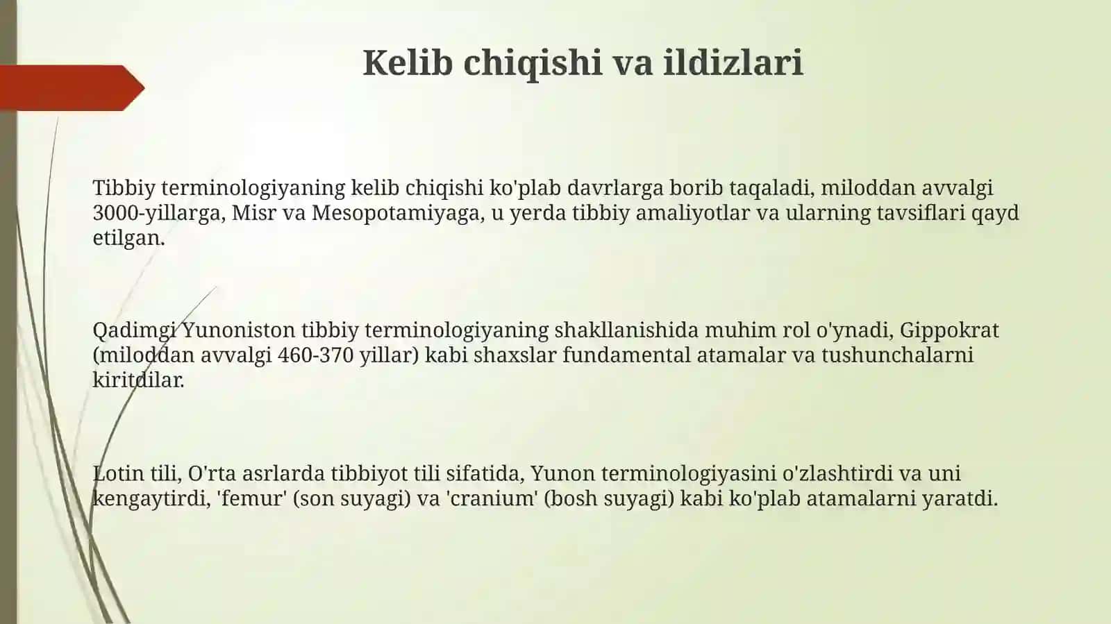 Tibbiy terminologiya tarixi 3