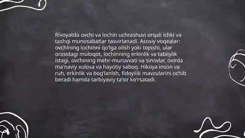 Jaloliddin Rumiy “Ovchi va Lochin” rivoyati 3