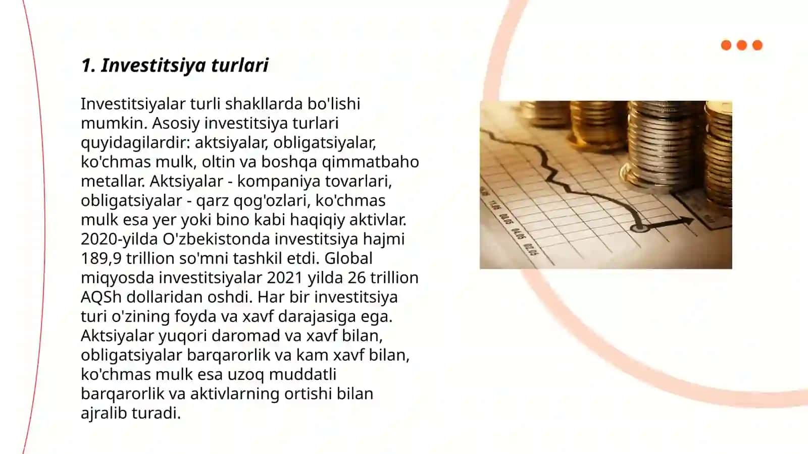Investitsiyalar hisobi 3