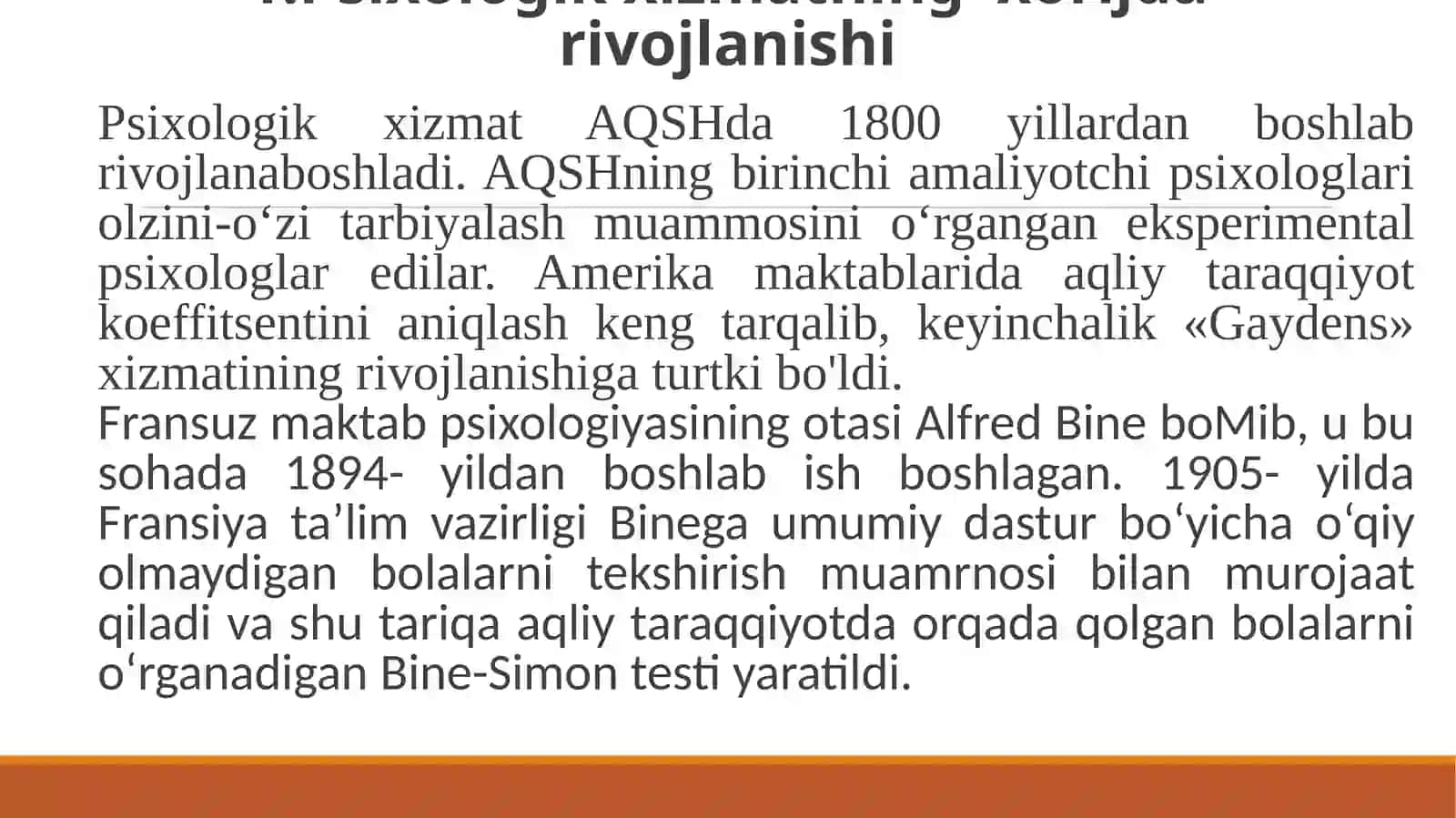 Psixologik xizmat fanining predmeti 3