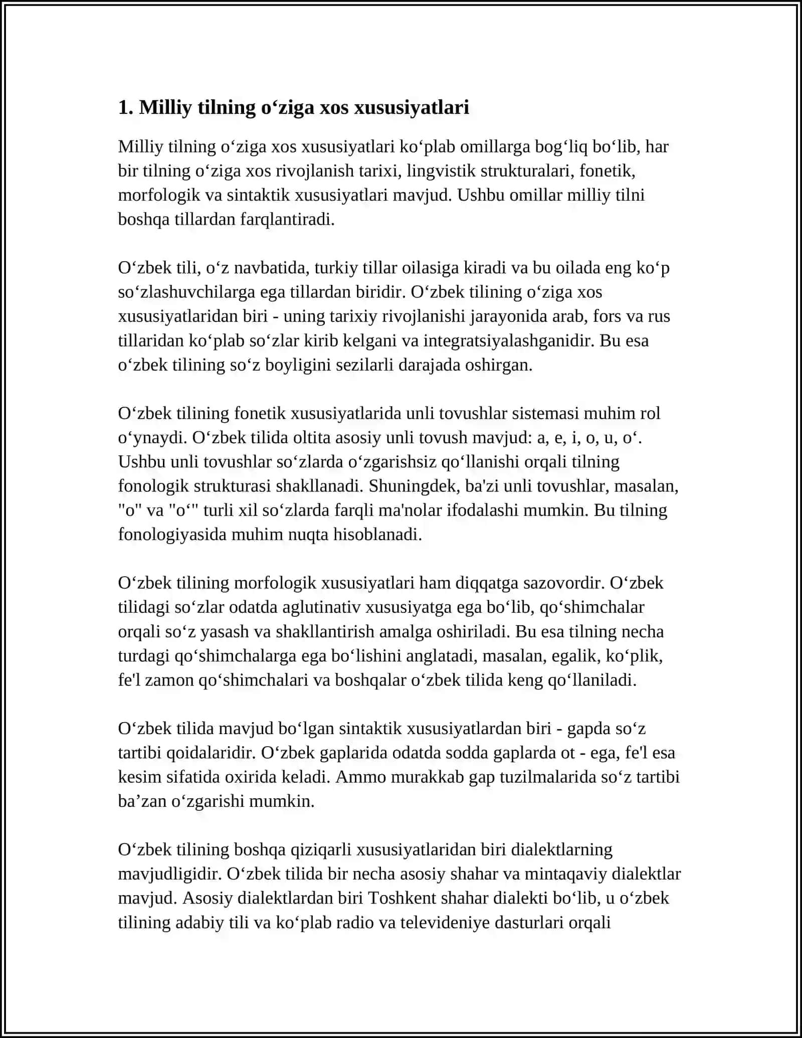 MILLIY VA ADABIY TIL 3