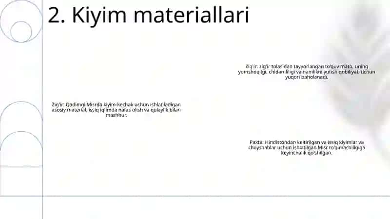 Qadimgi Misir Liboslari 3