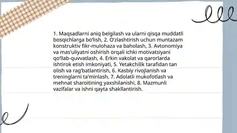SHAXSLAR GURUHLAR MOTIVATSIYA BERISH VA TASHKILOT MISOLIDA ERITISH 3