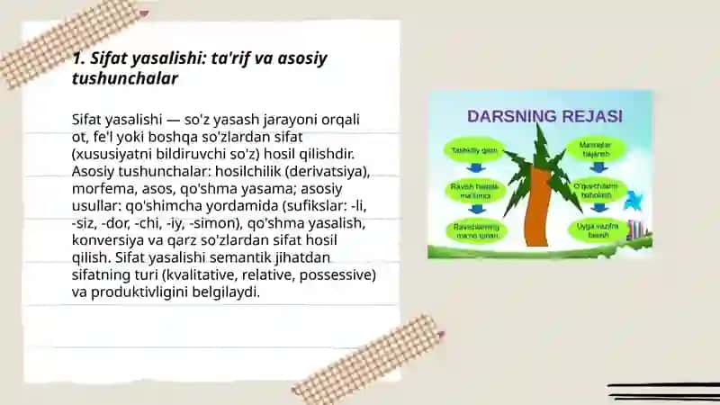 Sifat yasalishi 3
