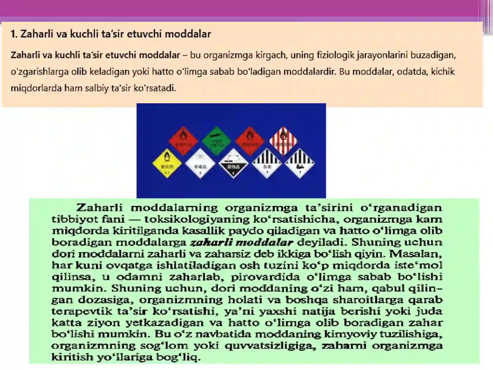 Zaharlar va ularning toksikologiyasi 3