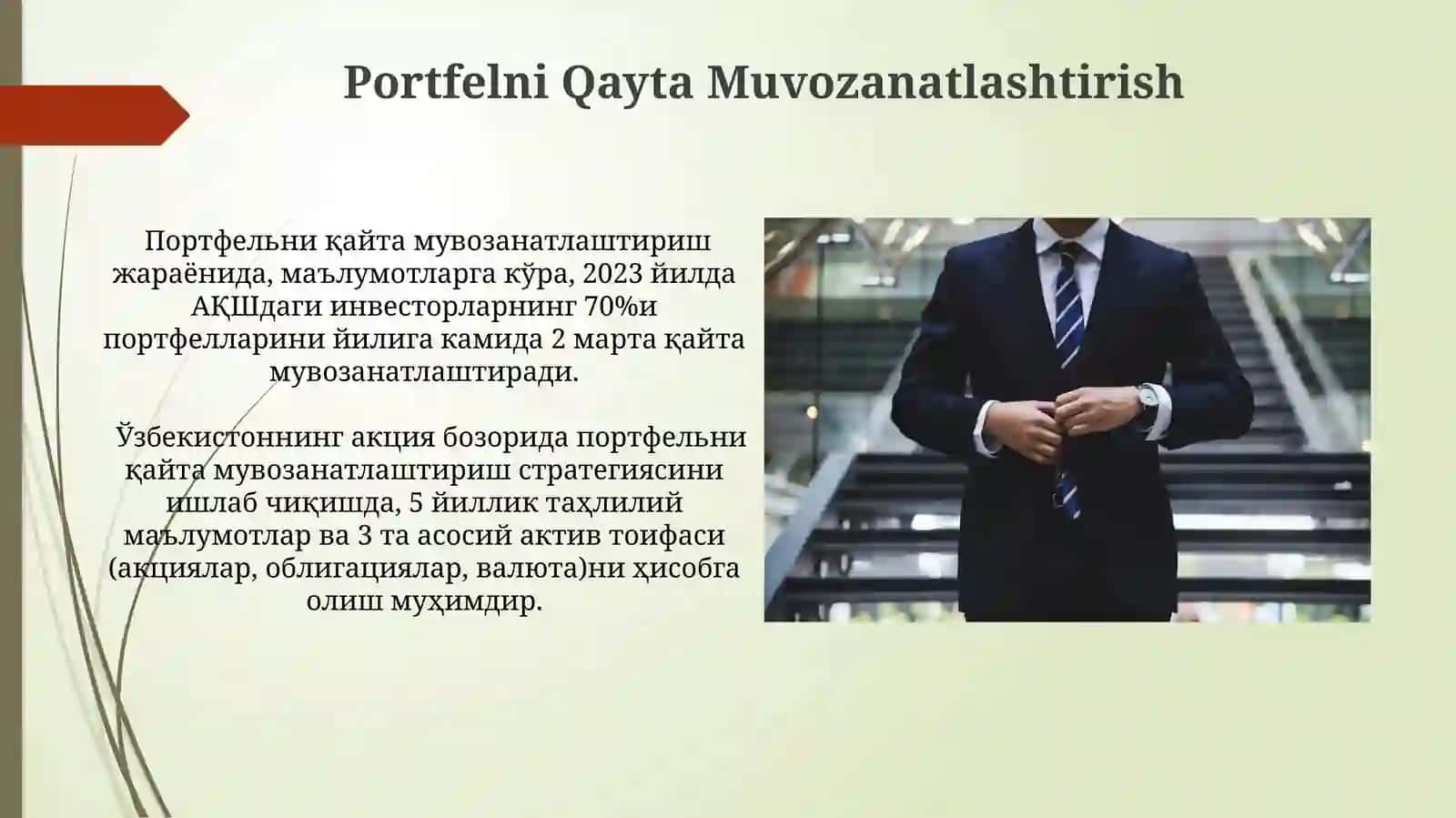 Invistitsiya portfeli nazariyasi 3