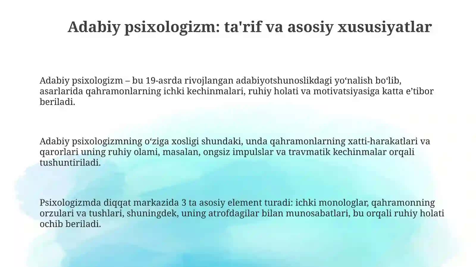 Badiiypsixologizm 3
