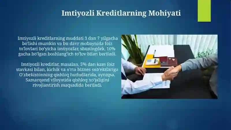 Imtiyozli Kreditlar 3