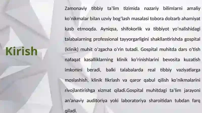 Gospitalmuhitdadarso'tishningdidaktikxususiyatlari 3