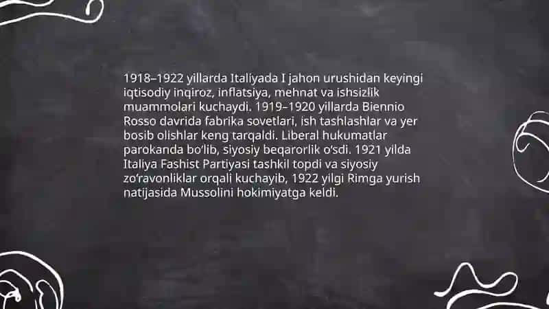 Italiya ichki siyosati 1918-1939 3